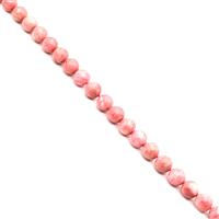 430 cts Thulite Plain Rounds Approx 12mm,38cm Strand