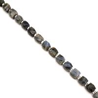 280cts Labradorite Faceted Candy Beads Approx 10x10mm, 38cm Strand