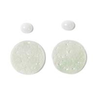 40cts Type A Light Green Jadeite Round Carvings with Jadite Cabs Approx 30mm & 10x7mm