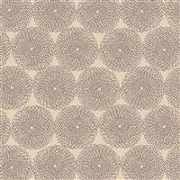 My Japanese Garden Abstract Floral Cream Fabric 0.5m