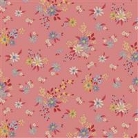 Tilda Daisyfield Pink Fabric 0.5m