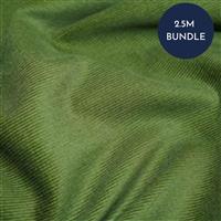 Cotton 21 Wale Corduroy Olive Fabric Bundle (2.5m)