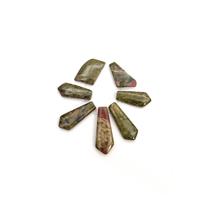 245cts Unakite Fancy Approx 16 to 42mm, Necklace Layout
