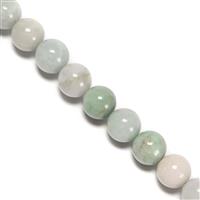 600cts Type A  Jadeite Plain Round Beads Approx 14mm, 38cm Strand