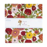 Jill Finley Petals & Pedals 10 Inch Charm Pack of 42 Pieces 