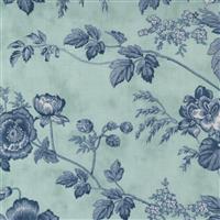 Moda Sister Bay Extra Wide Backing 108" Floral Hometown Sky Fabric 0.5m (274cm)