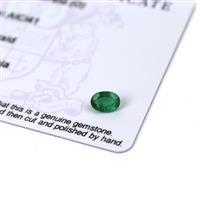 0.5cts Zambian Emerald 7x5mm Oval (O)