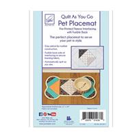 Quilt As You Go - Dog Placemat