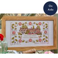 The Cross Stitch Guild Sonnets Sampler on Aida