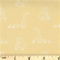 Moda Little Ducklings Mustard Family Fabric 0.5m