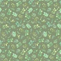 Briarwood Garden Greenery Moss Fabric 0.5m