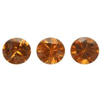 0.9cts Ratanakiri Cinnamon Zircon 4x4mm Round Pack of 3 (H)
