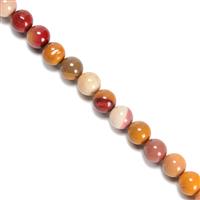95 cts Mookite Plain Rounds Approx 6mm,38cm Strand