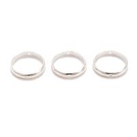 925 Sterling Silver Bead Halo ID 10mm, 3pcs