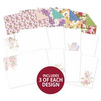 Fairy Blossoms Inserts & Papers, inc; 36 Sheets, inserts and double sided papers 