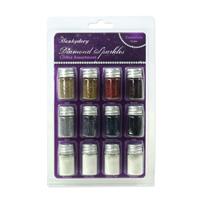Diamond Sparkles Glitter - Essentials, Inc;  12 jars of Diamond Sparkles Ultra Fine Glitter 