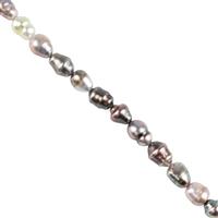 Tahitian Keshi Pearls Approx 5-6mm, 20cm Strand