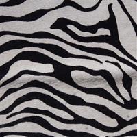 Baby Zebra Print Hair on Hide 6x6"