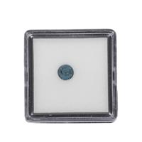 0.45cts Teal Kyanite Fancy Round Approx 5mm Loose Gemstone (1pc)