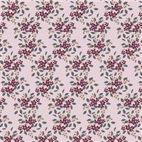 Keera Job Whimsical Romance Floral Pink Fabric 0.5m