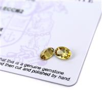 1.1cts Xia Heliodor 7x5mm Oval Pack of 2 (I)
