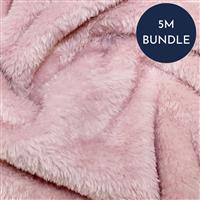 Rose Supersoft Fleece Fabric Bundle (5m)