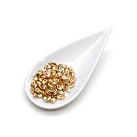 Miyuki Galvanised Gold Long Magatama Beads, 4x7mm (8.5GM/TB)