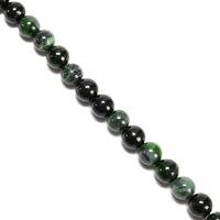 95cts Maw Sit Sit Jadeite Rounds Approx 8mm, 20cm Strand