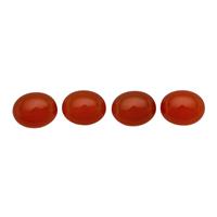 10cts Red Onyx Approx 10x8mm Oval Pack of 4
