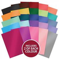 Exclusive Colours - Hunkydory - Mirri Megamix, Inc; 50 Sheets, 25 Colours, 220gsm Mirri Card