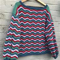 Adventures in Crafting Deckchair Stripes The Ripple Effect Jumper Kit. Save 20%