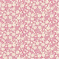 Henry Glass Nana Mae V Pink Small Roses Fabric 0.5m
