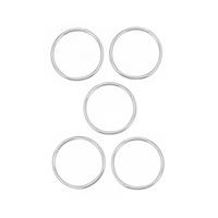 925 Sterling Silver Jump Rings, Wire 1.50mm, 20mm ID, OD 23mm (5pcs)