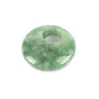 20cts Green Burmese Jade Fancy Donut Pendant Approx 20mm 