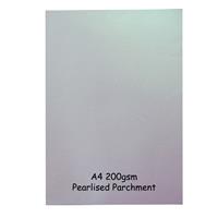 ParchCraft Australia (UK) 200gsm Pearlised Parchment - 5 Sheets per pack