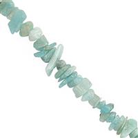 110 Amazonite Nuggets Approx 2x1 to 7x3mm, 80cm Strand