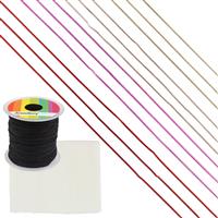 Red, Pink, Rose Gold, Gold French Wire Approx 1mm, Black Nylon Thread & 1pc Calico Fabric