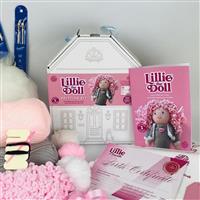 Knitaway - Lillie the Doll Knitting Kit (part of new Range Lillie & Friends) with House & Birth Certificate
