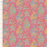 Tilda Pie in the Sky Willy Nilly Pink Fabric 0.5m