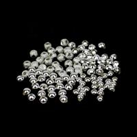 925 Sterling Silver Spacer Bead Bundle 4 Designs - 100pcs (3 & 4mm Rounds, 4mm Cut Stardust & 4mm Faceted)
