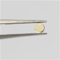 0.25cts Citrine Round Cabochon Approx 4mm