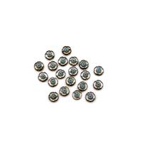 Precisoa Ornela Crystal Pale Blue Table Cut Hawaiian Flower Beads, 14mm (20pk)