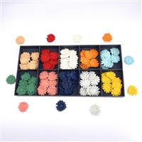 MULBERRY PAPER - LUXURY FLOWER TRAY,  10 assorted colours in a beautiful tray.