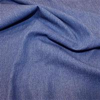 Medium Blue 8oz Medium/Heavy Weight Washed Denim Cotton Fabric Bundle (2.5m) 