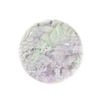 345cts Type A  Jadeite Landscape Master Carving Approx 50mm, 1PC