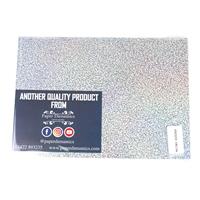 A4 Holographic Silver Hazy Days card    x  10 SHEETS, 260gsm