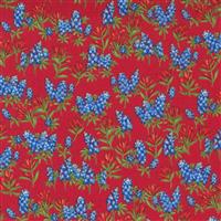 Moda Wildflowers Berries Scarlet Fabric 0.5m