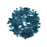Miyuki Delica Silver Lined Blue Zircon Beads 11/0 Approx 7.2GM