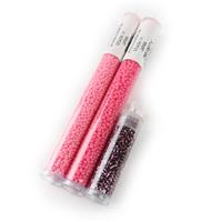 11/0 Miyuki Bundle; x3 Tubes of 7.8GM Pink, Bright Pink and Purple