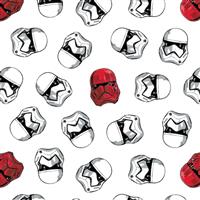 Star Wars IX Tossed Icons Black Fabric 0.5m